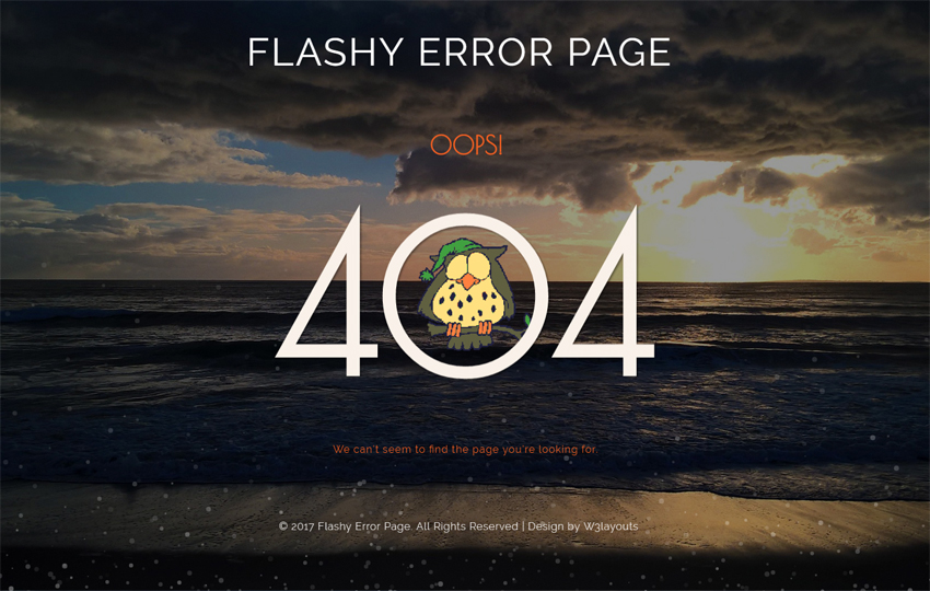 giao diện trang 404